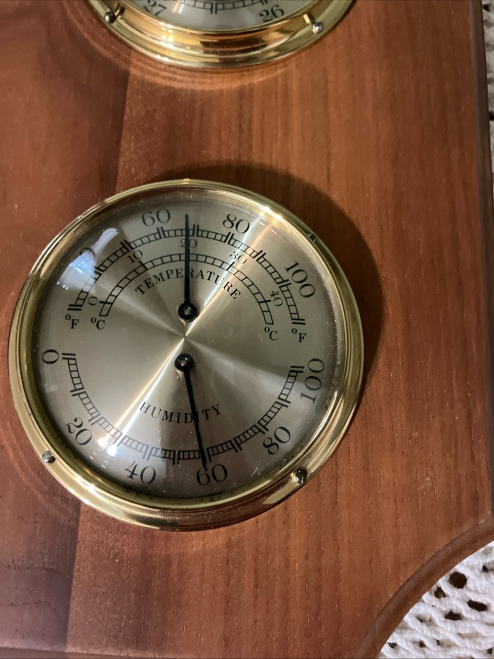 Vintage Air guide Barometer Thermometer Hygrometer - Picture 3 of 6